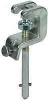 Universalklemme D 25/30mm T 18mm Rd/Fl 30mm m. Spindel-Querstift lang