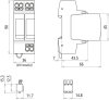 Ueberspannungsableiter Typ 2+3 DEHNguard MP FM einphasig Uc 385V TT+TN-S Systeme