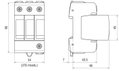 Ueberspannungsableiter Typ 2+3 DEHNguard SMD 3-polig fuer TN-C-Systeme