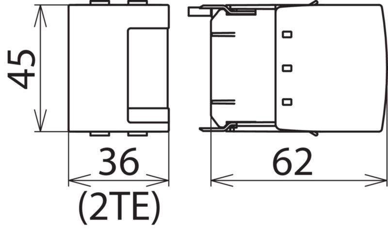 Koordinierter Blitzstromableiter Typ 1 Funkenstrecken-Schutzmodul DEHNbloc M – Bild 2 von 2