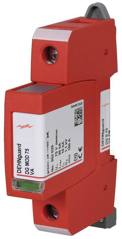 Ueberspannungsableiter Typ 2 DEHNguard S 1-polig Uc 75V AC mit Fernmeldekontakt