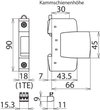 Ueberspannungsableiter Typ 2 DEHNguard S 1-polig Uc 275V AC mit Fernmeldekontakt