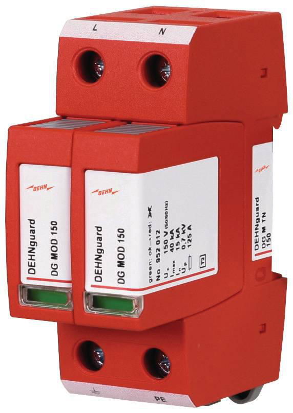 Ueberspannungsableiter Typ 2 DEHNguard M fuer einphasige TN-Systeme