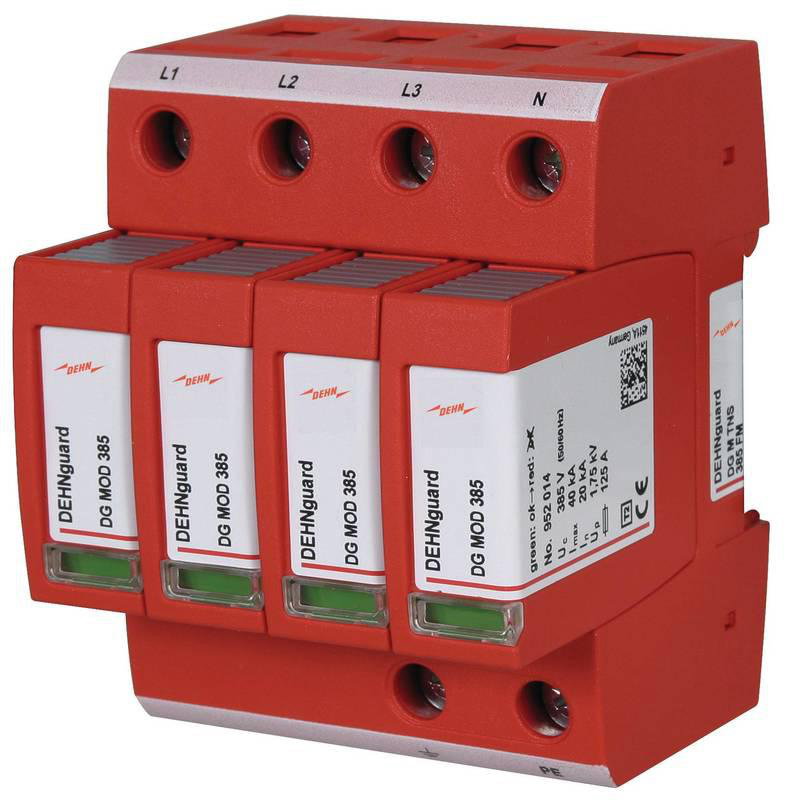 Ueberspannungsableiter Typ 2 DEHNguard M 4-polig fuer TN-S-Systeme