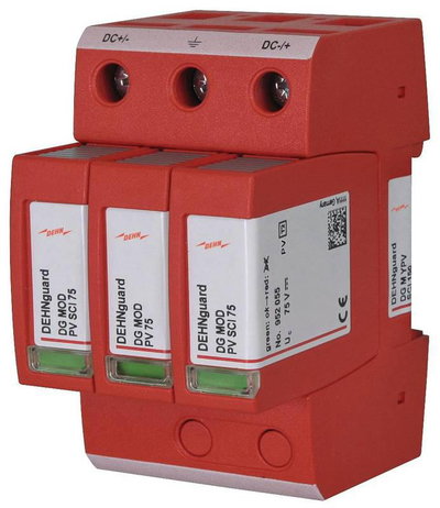 Ueberspannungsableiter Typ 2 DEHNguard M Mehrpolig fuer PV-Anlagen bis 150V DC
