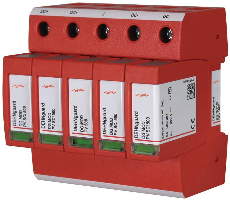 Ueberspannungsableiter Typ 2 DEHNguard M Mehrpolig fuer PV-Anlagen bis 1000V DC