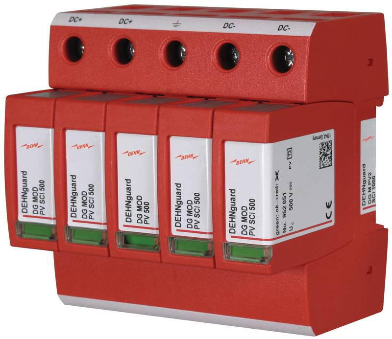 Ueberspannungsableiter Typ 2 DEHNguard M Mehrpolig fuer PV-Anlagen bis 1000V DC