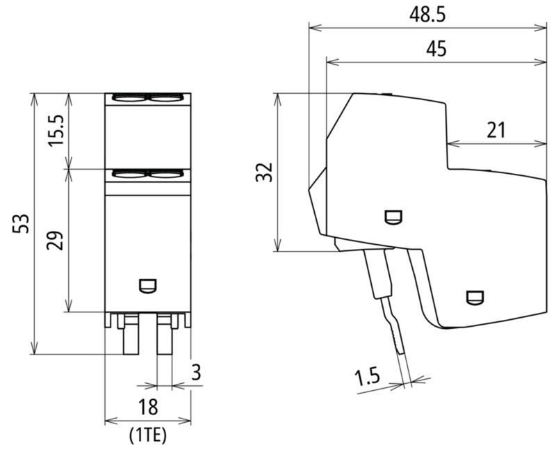 Push-In Klemme 4x10mm*2 – Bild 2 von 2