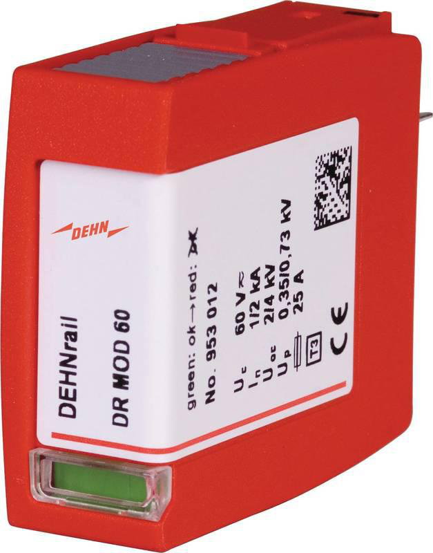 Ueberspannungsableiter Typ 3 Schutzmodul 2-polig 60V fuer DEHNrail M