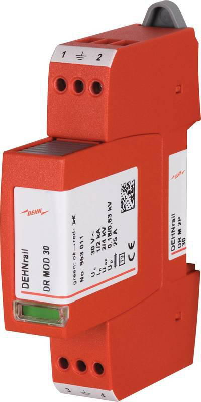 Ueberspannungsableiter Typ 3 DEHNrail M 2-polig 30V fuer Industrieelektronik