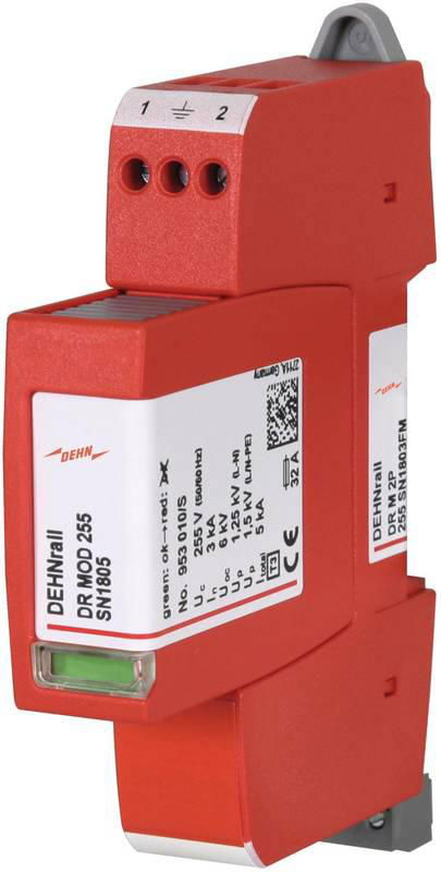 Ueberspannungsableiter Typ 3 DEHNrail M 2-polig 255V fuer Industrieelektronik