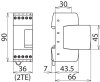 Ueberspannungsableiter Typ 3 DEHNrail M 4-polig 255V fuer Industrieelektronik