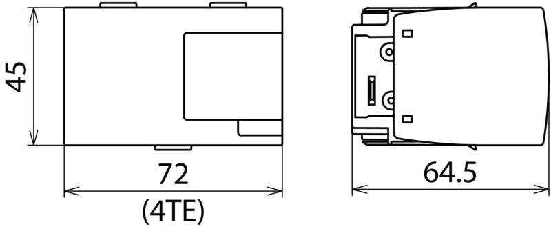 Schutzmodul Kombi-Ableiter Typ1+2+3 vierpolig fuer DV M2 TT 255 FM – Bild 2 von 2