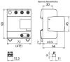 Kombi-Ableiter Typ1+2+3 DEHNventil M2 dreipolig fuer TNC-Systeme mit FM