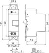 Koordinierter Blitzstromableiter Typ 1 DEHNbloc Maxi CI 440 V AC m.Vorsicherung