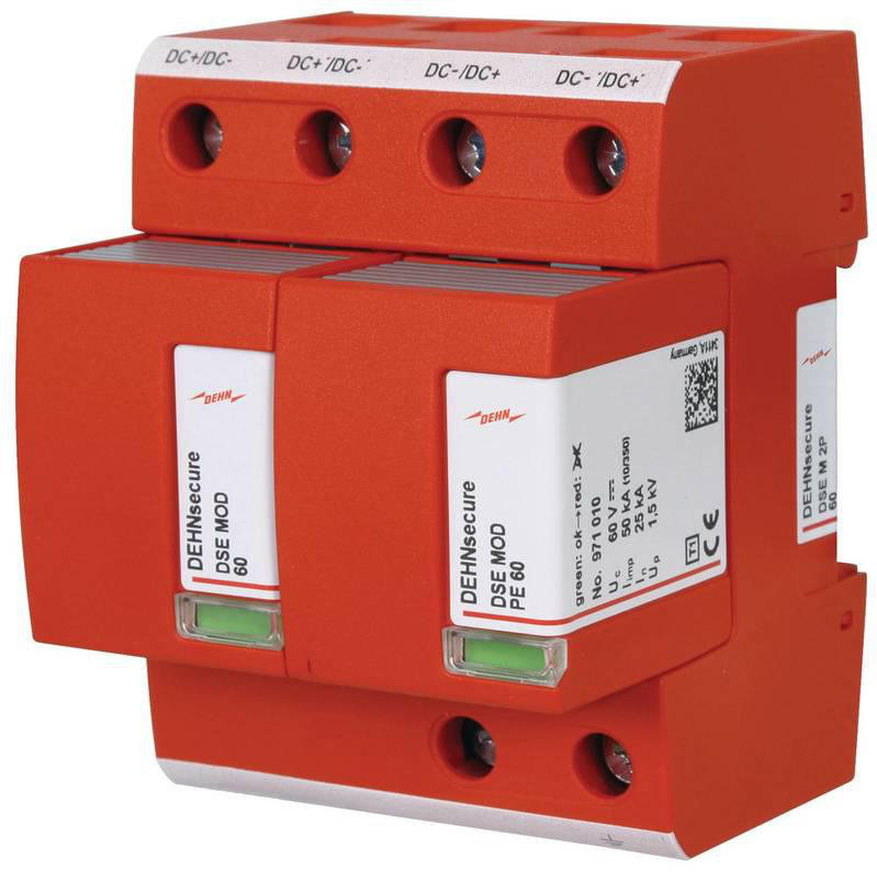 Koordinierter Blitzstromableiter Typ 1 DEHNsecure M fuer DC-Stromkreise