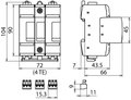 Kombiableiter Typ 1+2 DEHNguard ME DC Uc 1000V DC