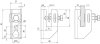Flachband-Rundleitungshalter St/tZn f. Fl...11mm Rd 6.10mm Wandabstand 15mm