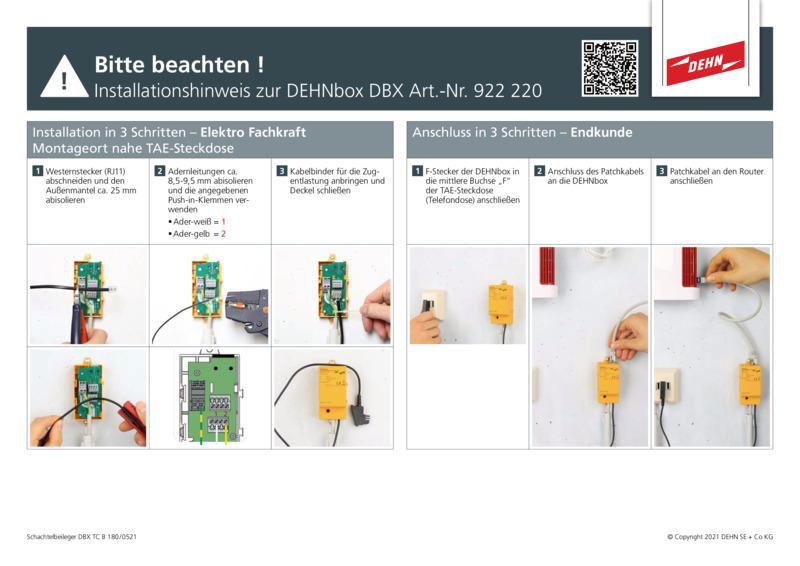 Anschlussleitung ASL DBX TAE F – Bild 2 von 2