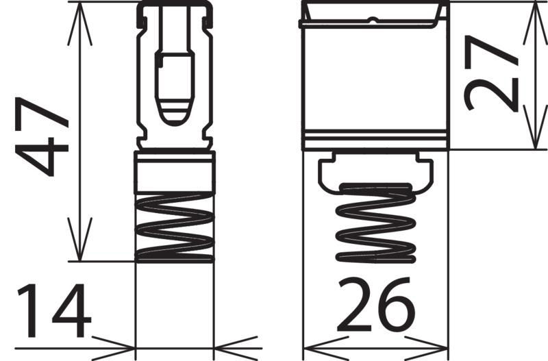 Anschlussklemme 16mm*2 fuer Ankerschiene – Bild 2 von 2