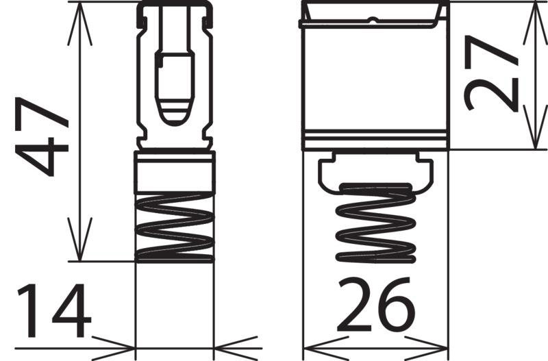 Anschlussklemme 16mm*2 fuer Ankerschiene – Bild 2 von 2
