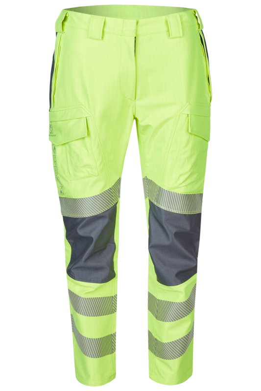 Stoerlichtbogengepruefte Schutzhose Outdoor - gelb, APC 2, Damengroesse: 54 (3XL/4XL)