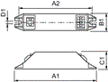 Ballast -  HF-MatchboxBLUE für PL/TL Lampen