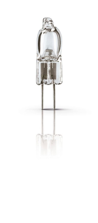 Halogen spezial -  Studio-, projection- and photo lamp -  Systemleistung: 10 W -  Ähnlichste Farbtemperatur: 3200 K