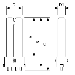 TUV PL-S -  UV lamp -  Systemleistung: 5.1 W – Bild 4 von 4