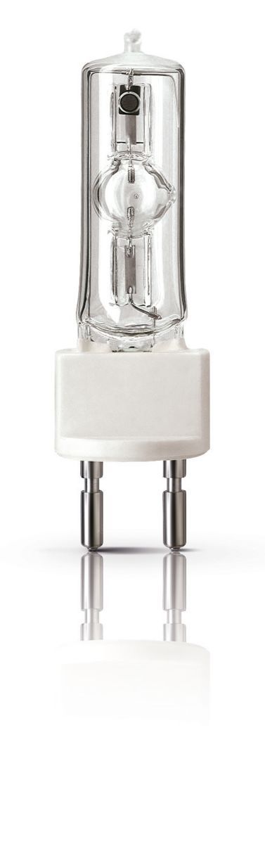 MSR HR (Heißwiederzündung) -  Studio-, projection- and photo lamp -  Systemleistung: 575 W -  Ähnlichste Farbtemperatur: 6000 K