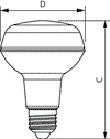 CorePro LEDspot-Reflektoren E27/E14 -  LED-lamp/Multi-LED -  Systemleistung: 4 W -  Energieeffizienzklasse: F -  Ähnlichste Farbtemperatur: 2700 K