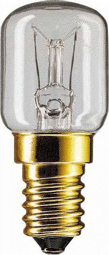 Backofenlampen (Birne) -  Incandescent lamp tube-shaped -  Systemleistung: 25.0 W -  Ähnlichste Farbtemperatur: 2700 K – Bild 2 von 4