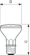 MASTERColour CDM-R Elite -  Halogen metal halide reflector lamp -  Systemleistung: 39.1 W -  Energieeffizienzklasse: G