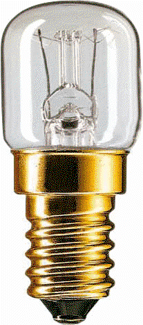 Backofenlampen (Birne) -  Incandescent lamp tube-shaped -  Systemleistung: 15.0 W -  Ähnlichste Farbtemperatur: 2700 K – Bild 2 von 4