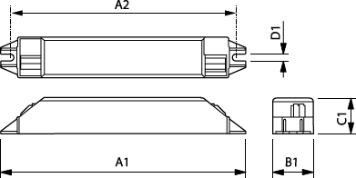 Ballast -  HF-MatchboxBLUE für PL/TL Lampen – Bild 4 von 5