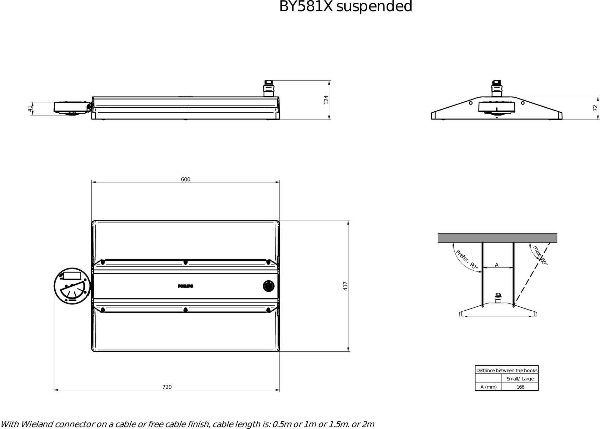 GentleSpace Gen4, 144 W, SMT, 25000 lm, 4000 K, Kabellos, Interact Ready, Symmetrisch, H4, IP65, IK03 – Bild 6 von 6