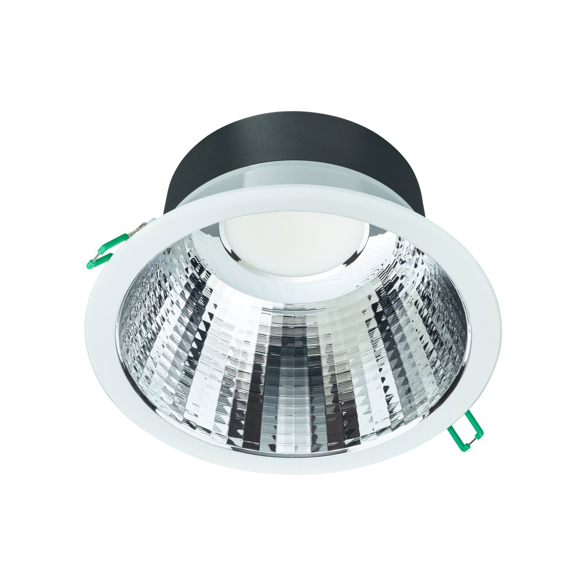 CoreLine Downlight Gen 5, 20.4 W, D200 mm, 2000 lm, 3000 K, Kabellos, Interact Ready, UGR19, Facettierter Reflektor, IP20/54 – Bild 2 von 4
