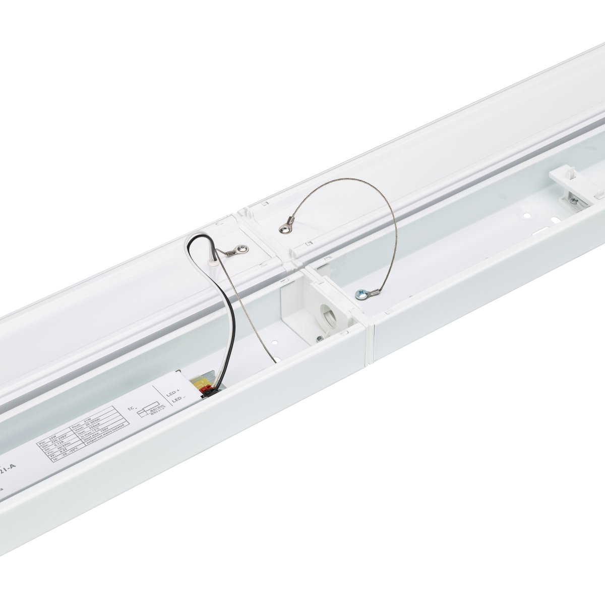 CoreLine Lichtleiste, 49 W, L1200 mm, 6400 lm, 4000 K, Opal, IP20, TW1-ready – Bild 5 von 9