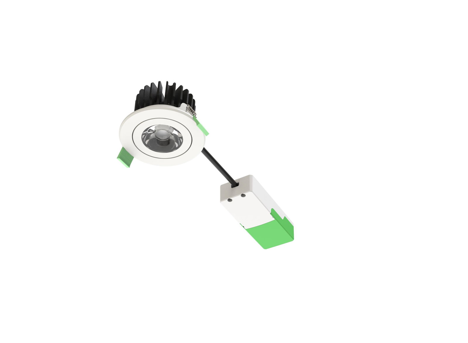 CoreLine Einbaustrahler Gen2, Adjustable, 12.3 W, D78 mm, 1200 lm, 4000 K, Phasenanschnitt-Dimmen, Breitstrahlend (WB), Aluminium, IP20/44 – Bild 3 von 6