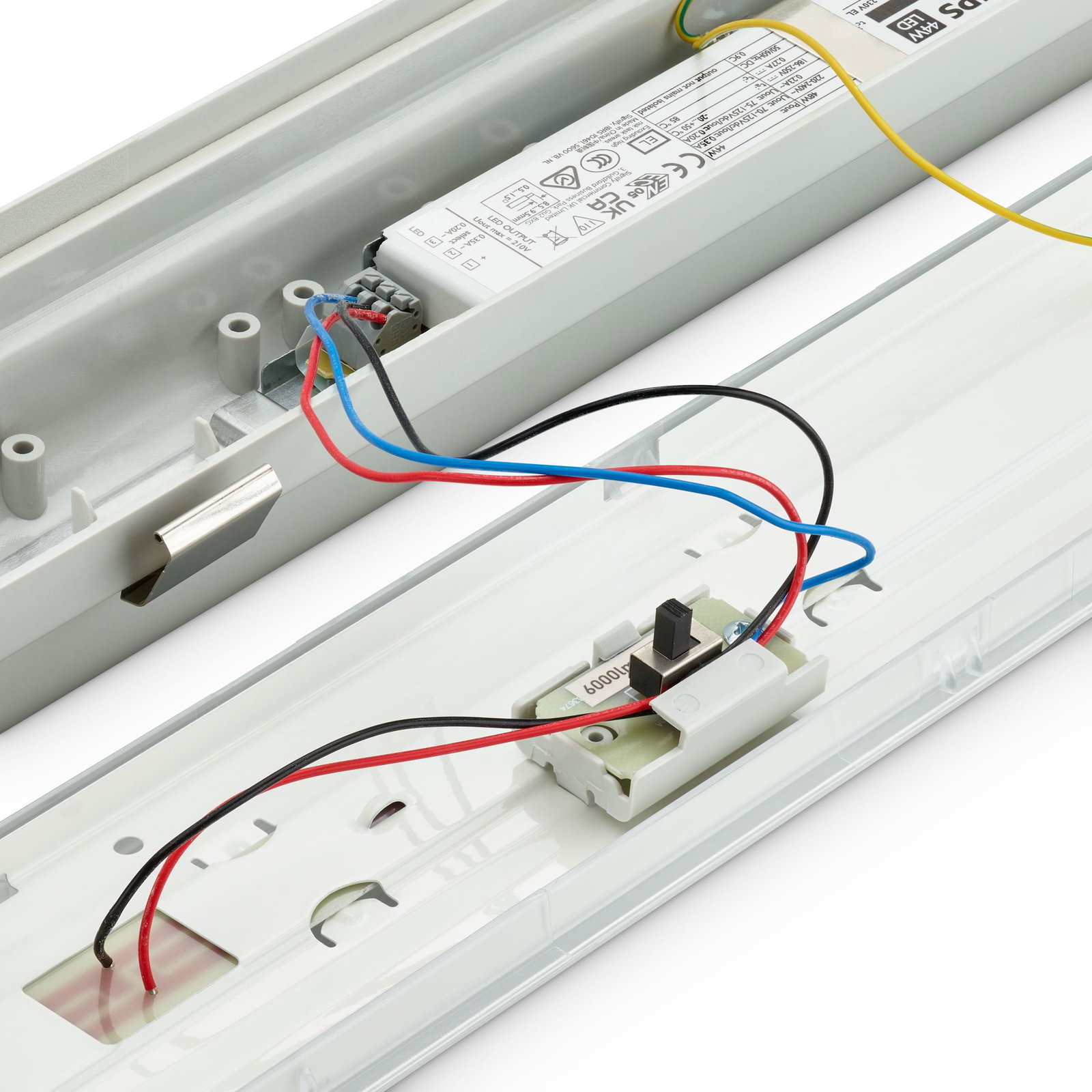 CoreLine Feuchtraumleuchte WT120C, All-in, 43 W, 25 W, L1500 mm, 3700 lm, 6000 lm, 4000 K, Symmetrisch, Klar, IP65, IK08, TW1-ready – Bild 2 von 7
