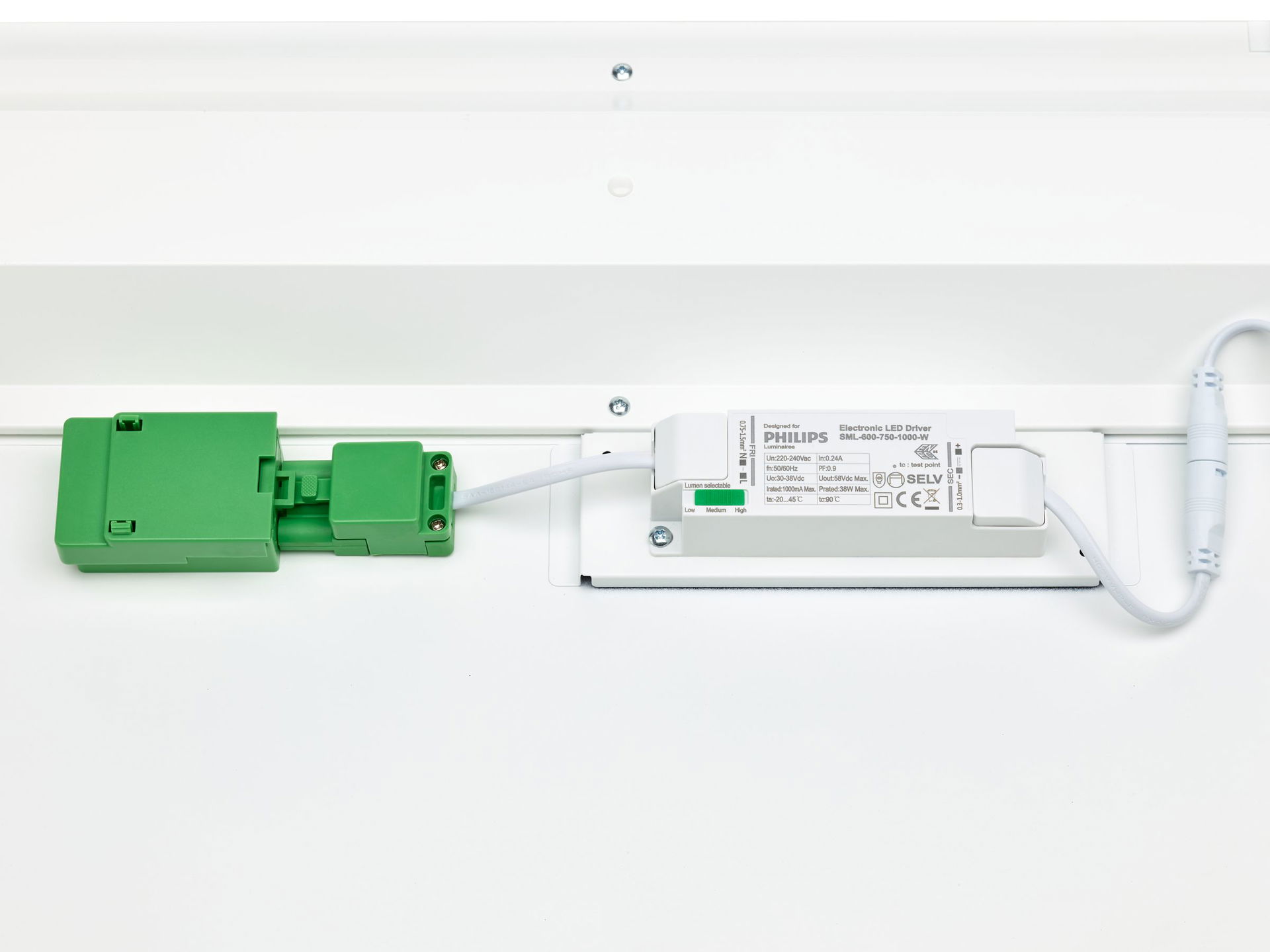 CoreLine Anbauleuchten, All-in, 38.5 W, 23 W, 200x1200 mm, 3600 lm, 4500 lm, 6000 lm, 4000 K – Bild 7 von 9