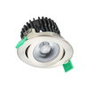 CoreLine Einbaustrahler Gen2, Adjustable, 12.3 W, D78 mm, 1200 lm, 3000 K, DALI-regelbar, Breitstrahlend (WB), Weiß, IP20/44