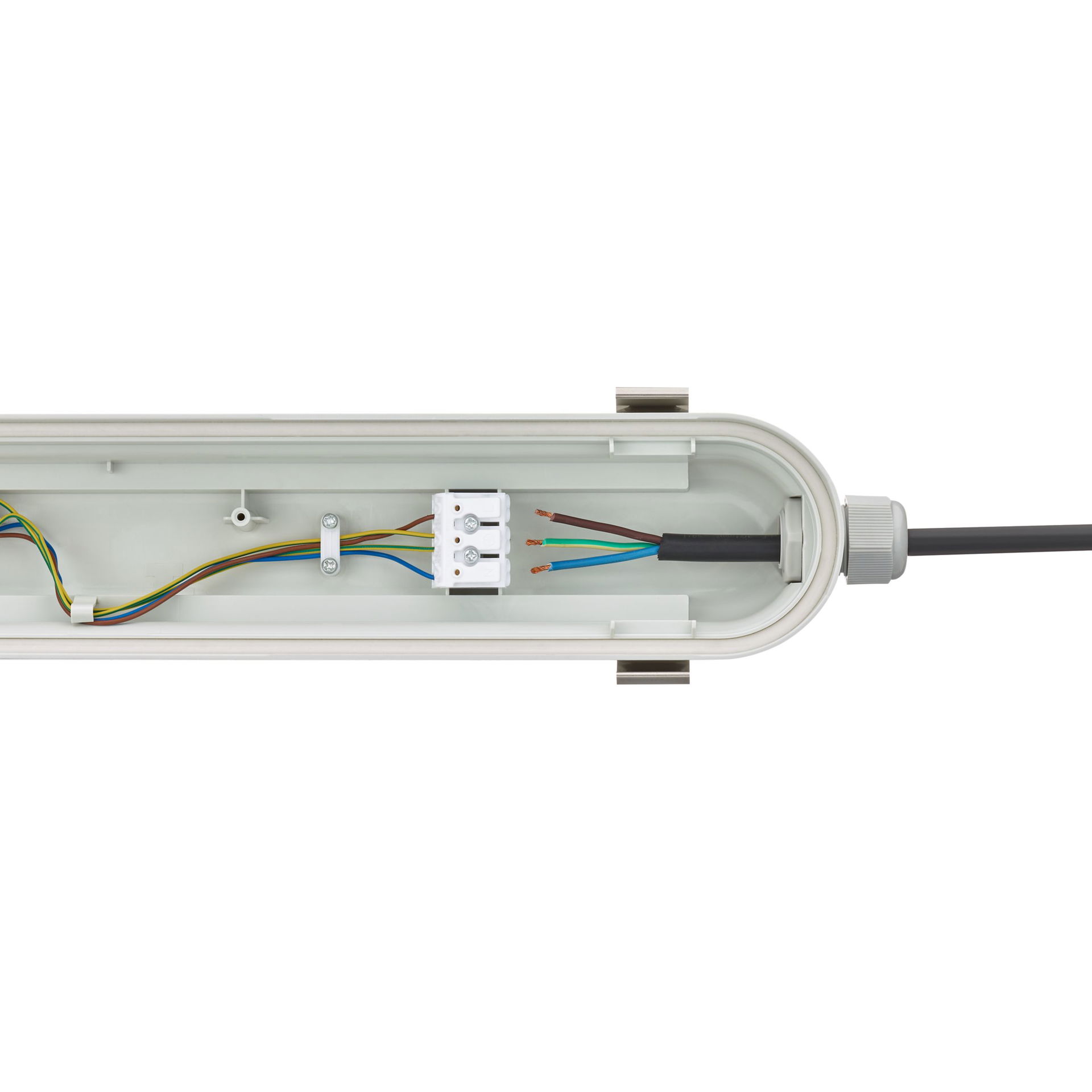 CoreLine Feuchtraumleuchte WT120C, 25 W, L600 mm, 4000 lm, 4000 K, Symmetrisch, Klar, IP65, IK08 – Bild 8 von 14