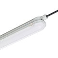 CoreLine Feuchtraumleuchte WT120C, 45 W, L1500 mm, 6500 lm, 4000 K, Kabellos, Interact Ready, Breitstrahlend (WB), Satiniert, IP65, IK08, TW1-ready