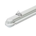 CoreLine Feuchtraumleuchte WT120C, 45 W, L1500 mm, 6500 lm, 4000 K, Kabellos, Interact Ready, Breitstrahlend (WB), Satiniert, IP65, IK08, TW1-ready