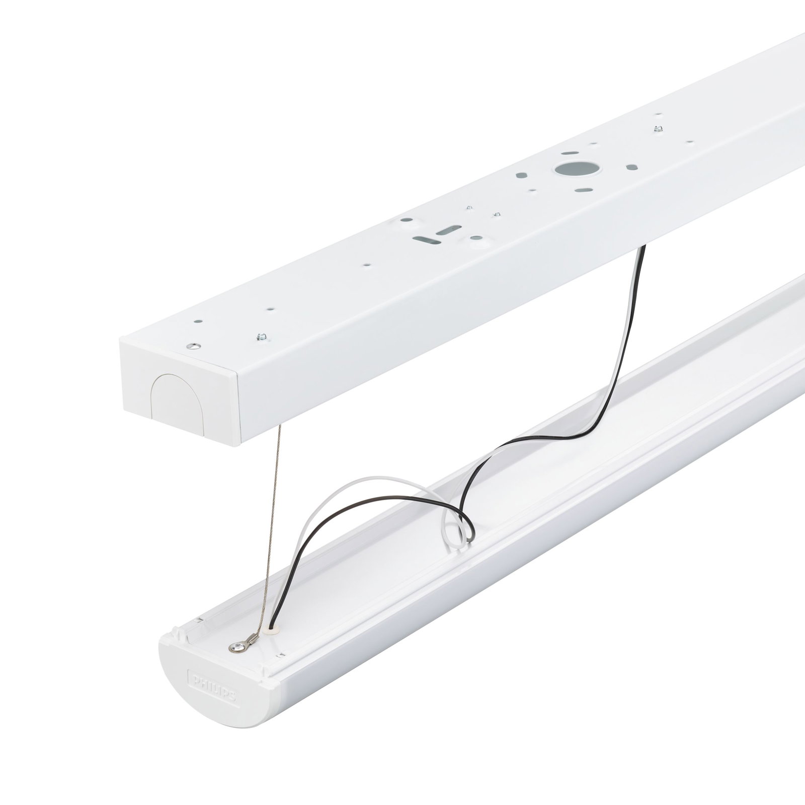 CoreLine Lichtleiste, BATTEN, 57 W, L1500, 8000 lm, 3000 K, 4000 K, DALI-regelbar, Opal, IP20/40 – Bild 4 von 6