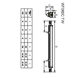 Ledinaire Feuchtraumleuchte WT060C, (in brown Eco Packaging), 46 W, L1500 mm, 5600 lm, 4000 K, Symmetrisch, Opal, IP66, IK08, TW1 – Bild 4 von 4