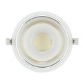 Einbauleuchte LuxSpace Compact, UltraEfficient, 13 W, D200 mm, 2200 lm, 4000 K, DALI-regelbar, UGR19, Hochglanzreflektor, Weiß