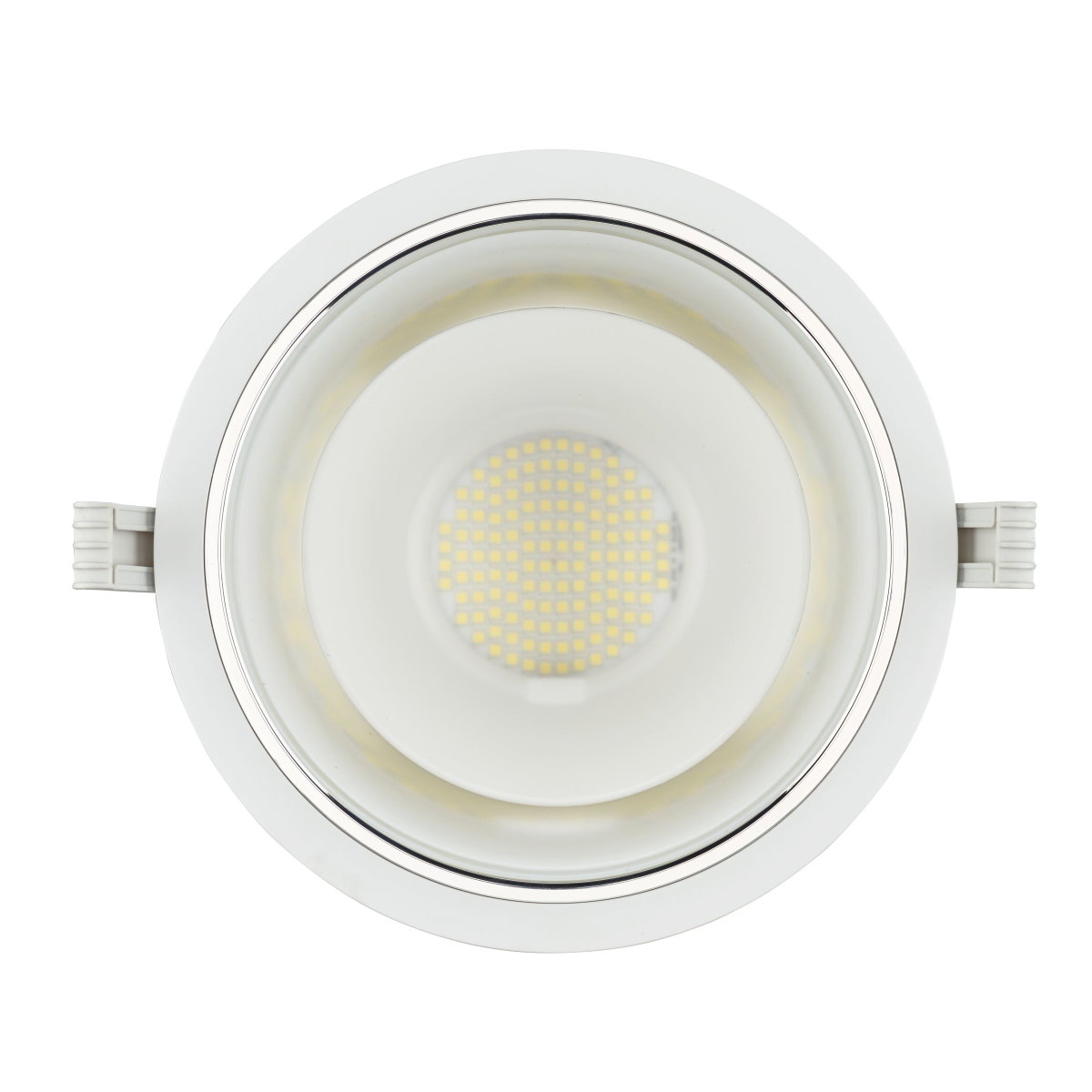 Einbauleuchte LuxSpace Compact, UltraEfficient, 13 W, D200 mm, 2200 lm, 4000 K, DALI-regelbar, UGR19, Hochglanzreflektor, Weiß – Bild 2 von 6
