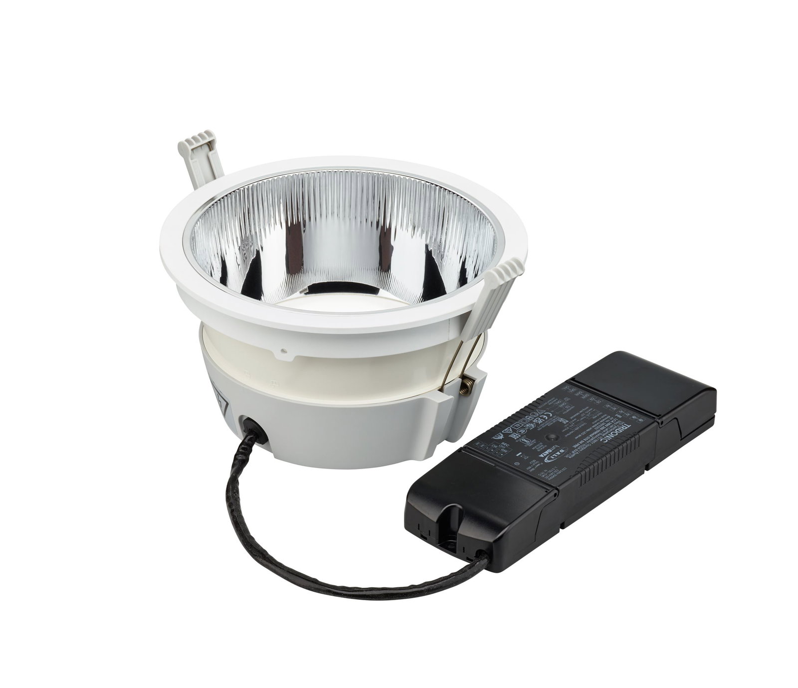 Einbauleuchte LuxSpace Compact, 33 W, D200 mm, 4000 lm, Tunable white 2700-6500 K, DALI-regelbar, Interact Ready, Hochglanzreflektor, Weiß – Bild 2 von 6